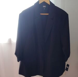 INC International Concepts Black Blazer